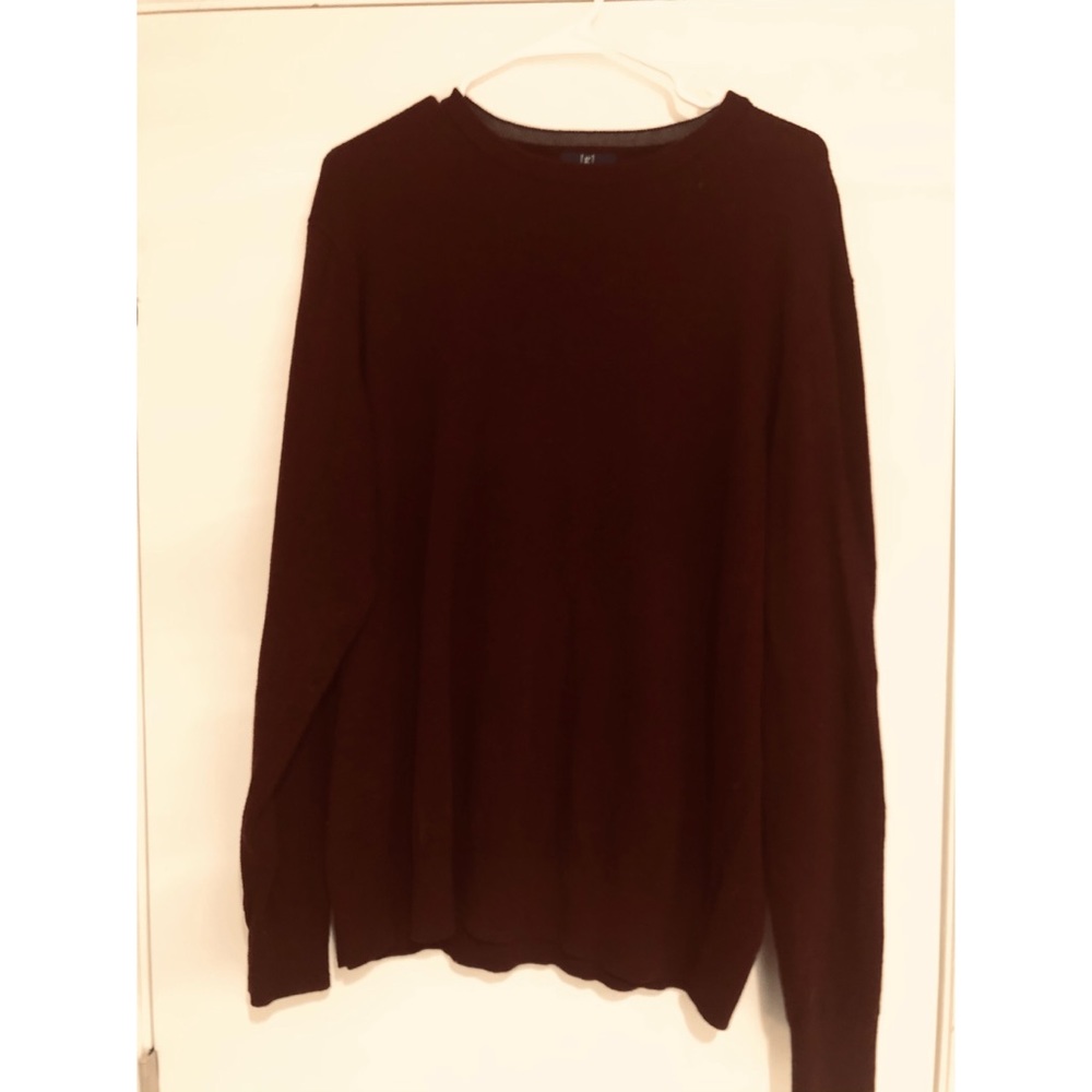 George Red Crew Neck Sweater EUC